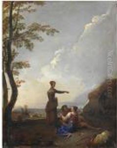 Scena Pastorale by Michelangelo Cerqouzzi
