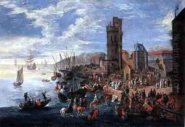 A Harbour Scene - view 1