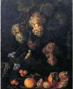 Nature Morte De Raisins, Grenades, Fraises Nature Morte De Raisins, Grenades, Fraises