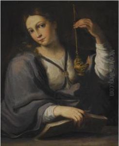 An Allegory Of Wisdom by Giovanni Domenico Cerrini