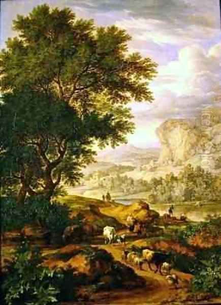 Landscape with livestock - view 1