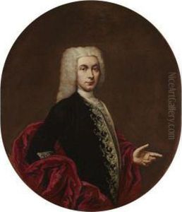 Portrait Of A Gentleman, Half-length, Wearing An Embroidered Doublet Portrait Of A Gentleman, Half-length, Wearing An Embroidered Doublet