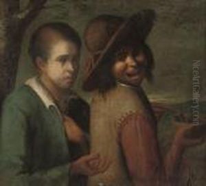 Two Boys With A Birds' Nest