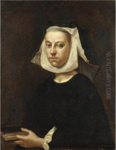 Ritratto Di Monaca by Giacomo Ceruti (Il Pitocchetto)
