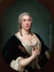 Ritratto Di Gentildonna by Giacomo Ceruti (Il Pitocchetto)