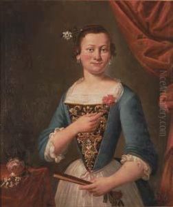 Ritratto Maschile - Ritratto Femminile by Giacomo Ceruti (Il Pitocchetto)