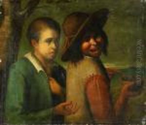 Allegori Med Tiggare by Giacomo Ceruti (Il Pitocchetto)