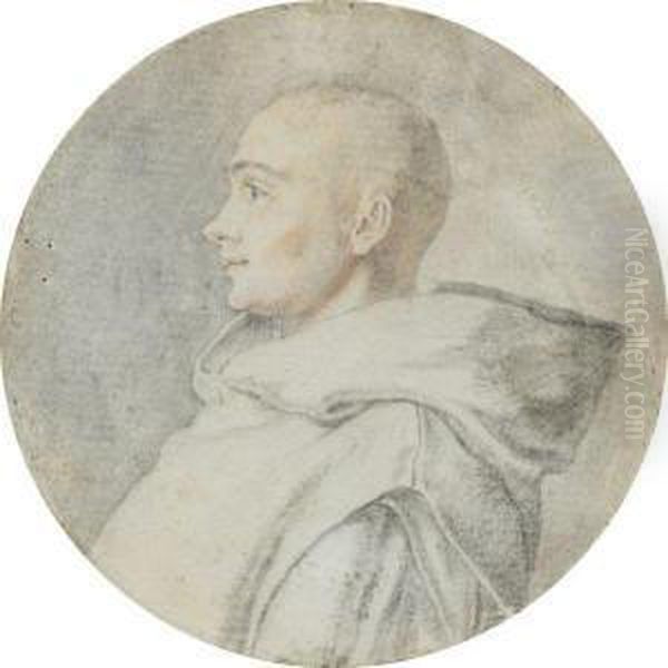 Bust Of A Monk In Profile - view 1