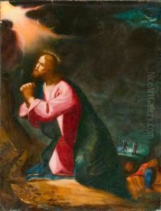 Christ On The Mount Of Olives