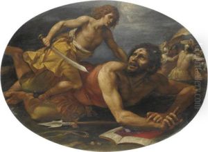 Davide E Golia by Giuseppe Cesari