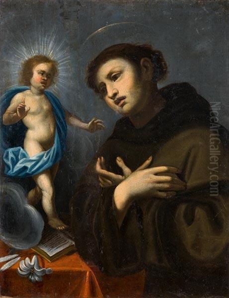 Sant'antonio Da Padova Adora Il Bambino - view 1