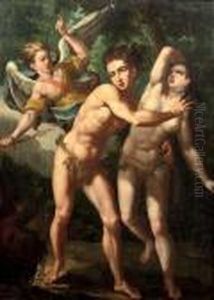 The Expulsion From Paradise by Giuseppe Cesari