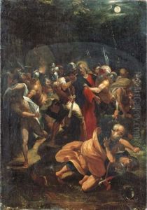 The Arrest Of Christ In The Garden Of Gethsemane by Giuseppe Cesari