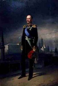 Portrait of Emperor Alexander II (1818-81) by G. Botmann