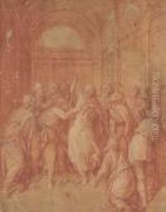 L'incredulite De Saint Thomas by Giuseppe Cesari
