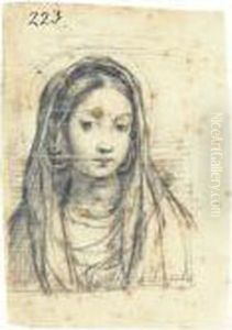The Madonna, Bust-length by Giuseppe Cesari