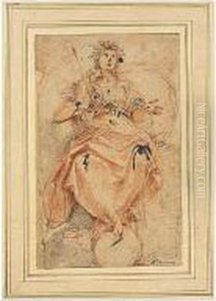 An Allegorical Female Figure - view 1