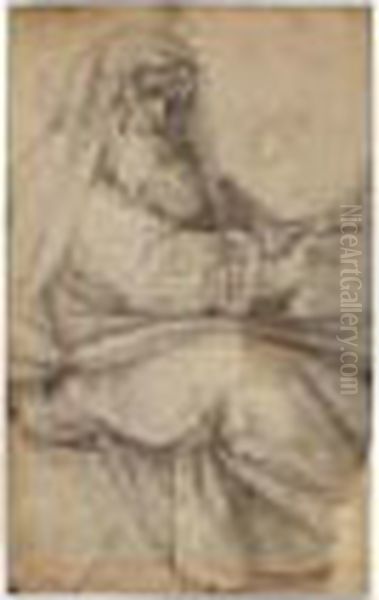 A Seated Prophet - view 1