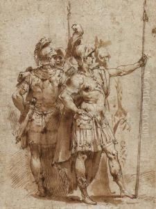 Four Soldiers by Giuseppe Cesari