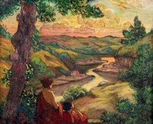 Meditation Du Soir by Maurice Chabas