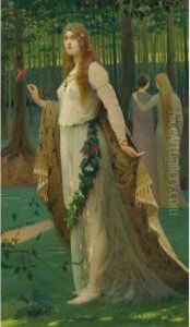 The Dryad by Maurice Chabas
