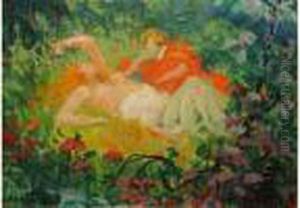 Les Deux Amies by Maurice Chabas