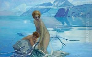 Baigneuses Au Lac D'annecy
