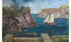 "voilier Et Barques Dans Une Crique"