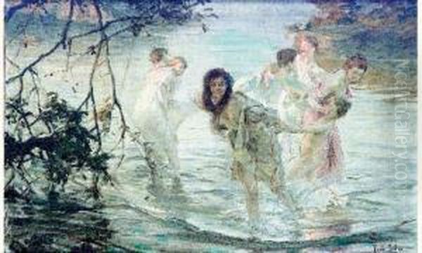"femmes A L'etang". - view 1