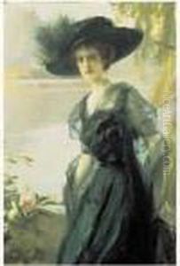 Portrait D'une Femme En Noir