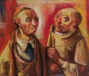 Twee Mannen by Hendrick Chabot