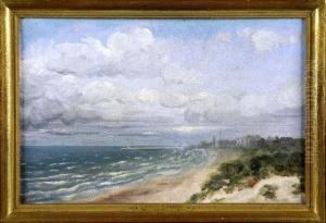 [ Bord De Mer.] Huile Sur Toile by Leonce Chabry