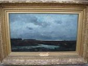 Marais Des Landes De Gascogne, Soir D'automne by Leonce Chabry