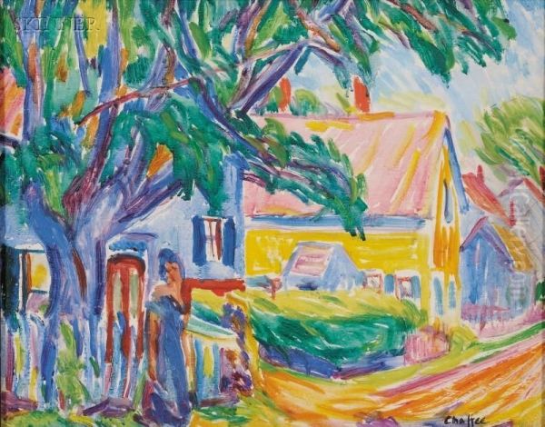 Provincetown Street Scene With Figure - view 1