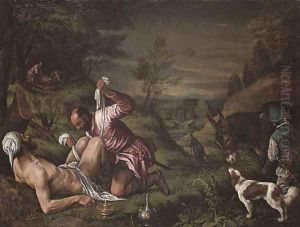 The Good Samaritan by Leandro Bassano