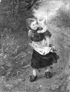 Piggy-back by Ludwig Blume-Siebert