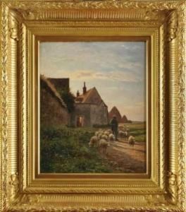 Le Pere Chicoree Sortant De La Ferme