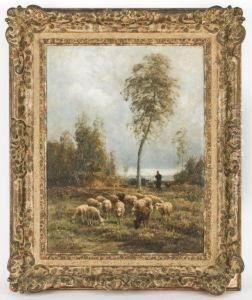 Sheep In A Pastoral Landscape Sheep In A Pastoral Landscape