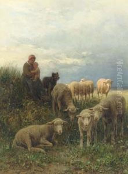 Tending The Sheep - view 1