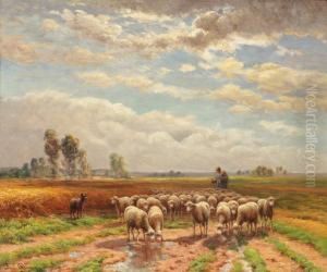 Plaine De Barbizon, Apres L'ondee by Paul Chaigneau