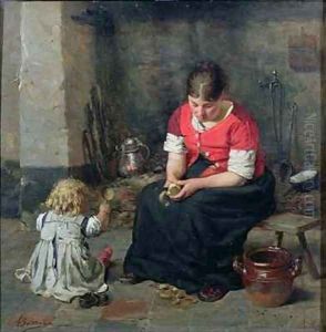 Preparing Vegetables by Alois Boudry