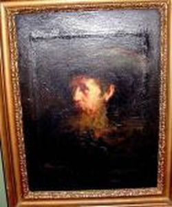 Possibly A Self Portrait, Bust Length, In The Manner Of Velasquez by George-Paul Chalmers