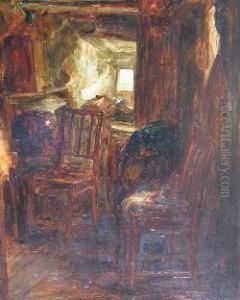 A Cottage Interior by George-Paul Chalmers