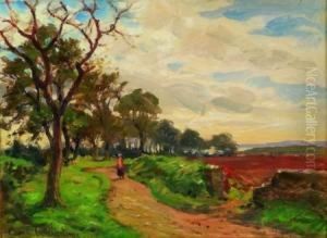 In The Serpentine Walk by Hector Chalmers