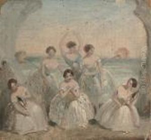 The Ballet Performance by Alfred-Edward Chalon