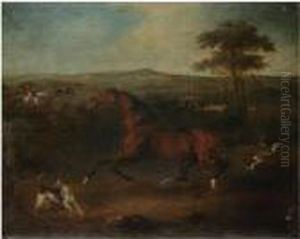 A Set Of Six Scenes Depicting The
Seven Passions Of The Horse by Henry Bernard Chalon
