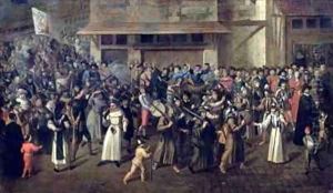 Procession of the Holy League by Francois Bunel