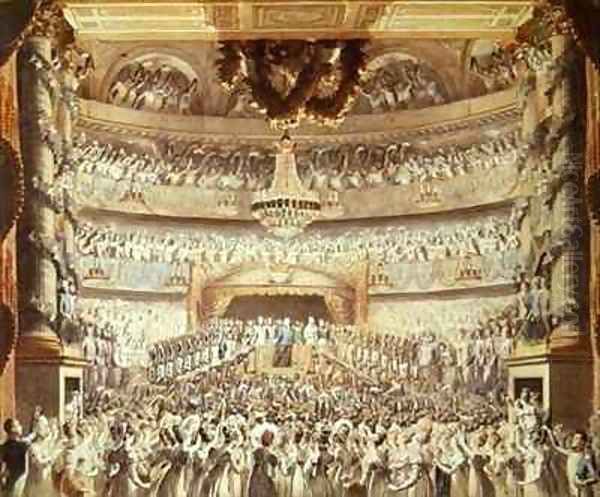 Louis XVIII (1755-1824) at the Theatre de l'Odeon - view 1