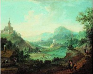 Paysage De La Vallee Du Rhin