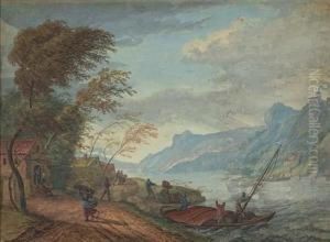 Landscape With A Windswept Lakeshore